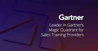 top sales training company award - gartner