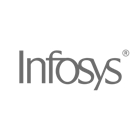 Infosys grayscale logo