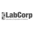 LabCorp grayscale logo