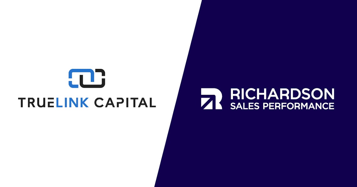 graphic showing the truelink capital and richardson logos
