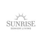 Sunrise Senior Living grayscale logo