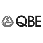 QBE grayscale logo