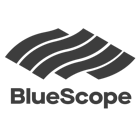 Blue Scope grayscale logo