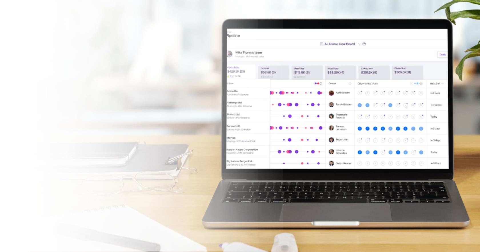 main webpage banner showing a preview of the conversational ai - smart tracker dashboard