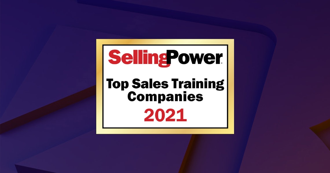 selling power top sales training company award 2021