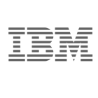 IBM grayscale logo