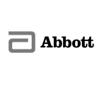 Abbott grayscale logo