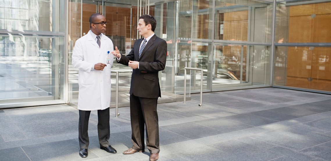 sell new ideas to healthcare buyers