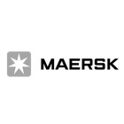 Maersk grayscale logo