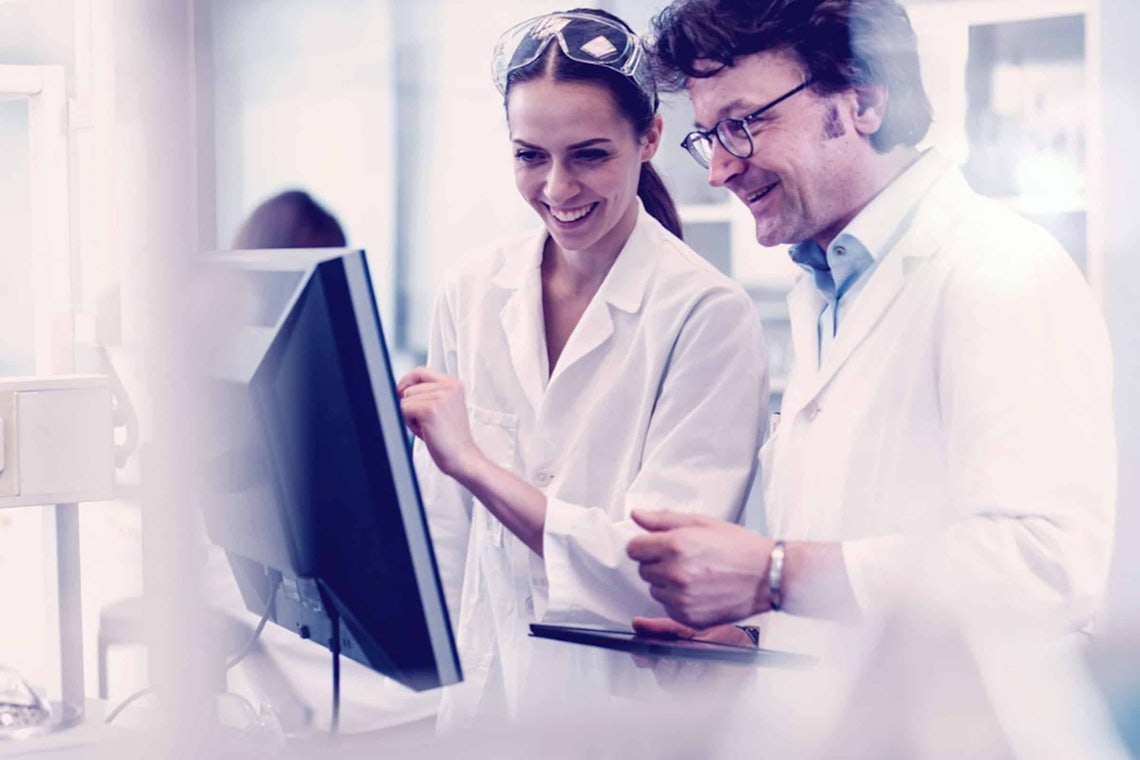 scientists working at the laboratory picture id545580828