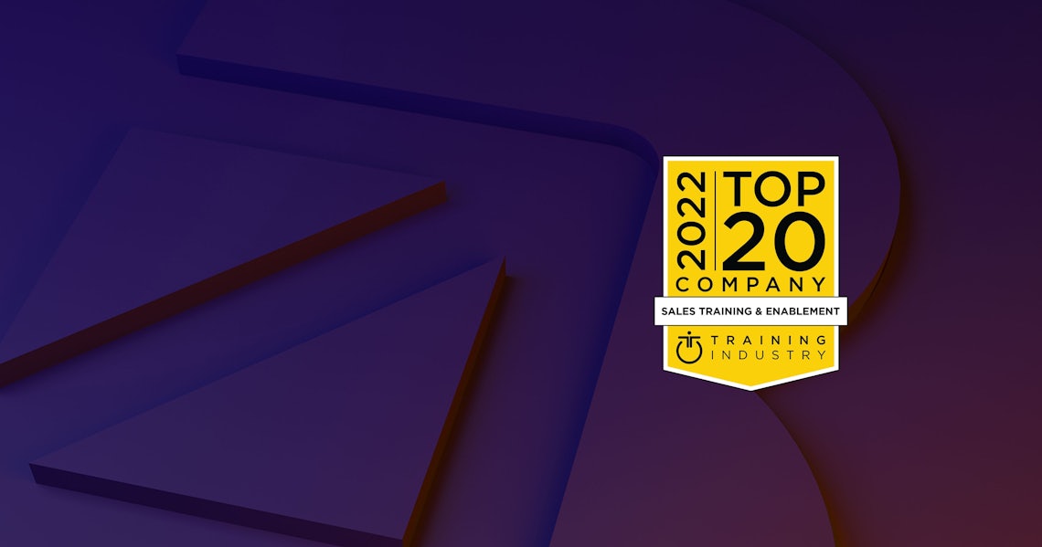 top sales training company award - trainingindustry